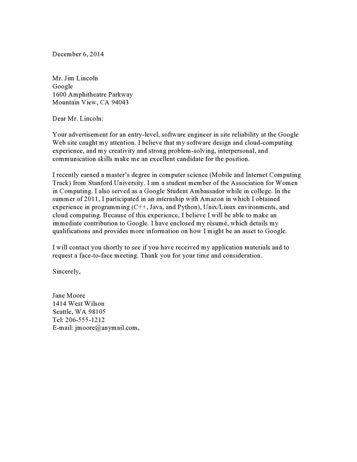 General Cover Letter Samples from media2.vault.com