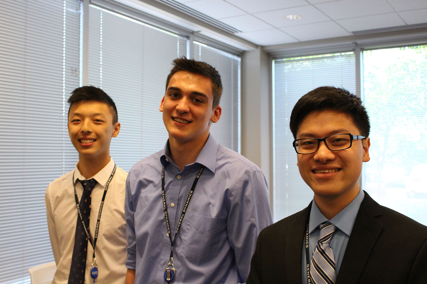 group of employees smiling