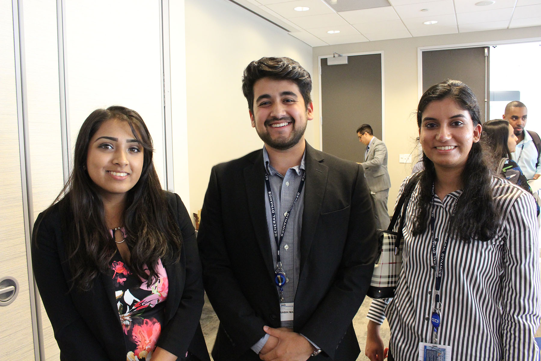 group of employees smiling