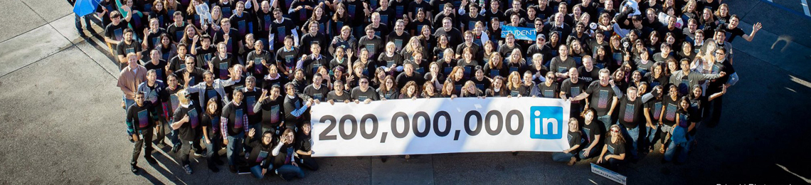 group shot of linkedin employees
